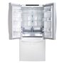 Réfrigérateur trois portes avec porte à deux battants amovible de 30 po., 21,8 pi³ avec technologie SmartDiagnosis™ LG - LRFNS2200W