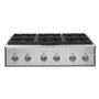 Dessus de cuisinière à gaz de 36 po. avec 6 brûleurs Café - CGU366P2TS1