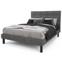 Lit complet Heaven rembourré format lit double 54 po. de Beaudoin