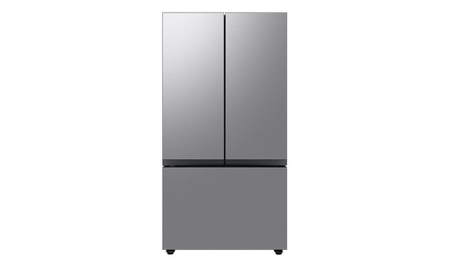 Réfrigérateur trois portes avec porte à deux battants à profondeur Bespoke de 36 po., 24 pi³ avec machine à glaçon double Samsung - RF24BB6200QLAA