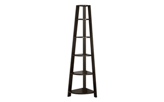 Étagère espresso en coin - 2495