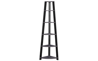 Étagère gris-noir en coin - 2750