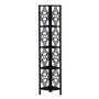 Étagère noir métal noir en coin - 3620