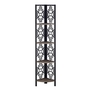 Étagère taupe foncé métal noir en coin - 3621