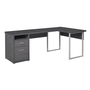 Bureau gris cote droit ou gauche - 7257