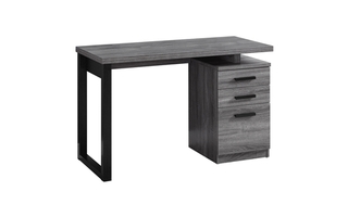 Bureau gris noir orientation gauche ou droite - 7295