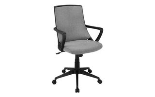 Chaise deBureau noir gris foncé multiple position - 7297