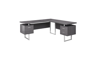Bureau gris cote droit ou gauche - 7306
