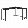 Bureau dessus noir en coin métal noir - 7394