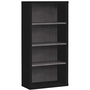 Étagère noir gris avec tablettes ajustable - 7407