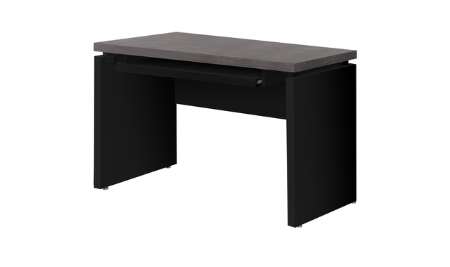 Bureau noir dessus gris - 7439