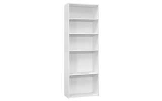 Étagère blanc avec 5 tablettes - 7470