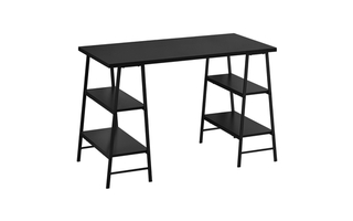 Bureau noir métal noir - 7522