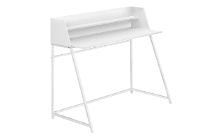 Bureau blanc métal blanc - 7545
