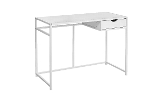 Bureau blanc métal blanc - 7570