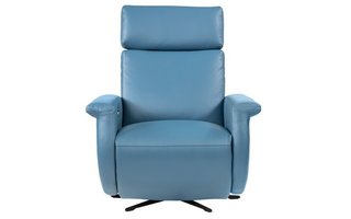 Fauteuil inclinable pivotant en cuir de Elran