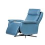 Fauteuil inclinable pivotant en cuir de Elran