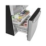 Réfrigérateur portes françaises 3-portes amovible de 36 po, 25,6 Pi cu. avec système Multiflow Air GE - GFE26JYMFS