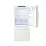 Réfrigérateur à congélateur inférieur amovible de 30 po., 22.1 pi³ avec système de refroidissement à débit d’air multiple LG - LRDNS2200W