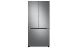 Réfrigérateur trois portes avec porte à deux battants de 33 po, 24,5 pi³. avec Beverage Center™ et pichet d’eau à remplissage automatique Samsung - RF25C5551SR/AA