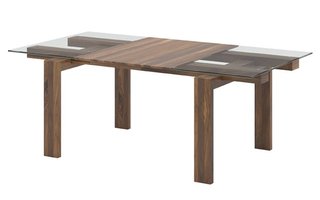 Table de salle à manger extensible en noyer de Verbois