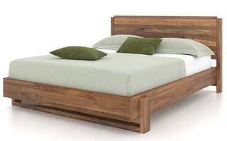 Lit format grand lit 60 po en frêne naturel de Verbois
