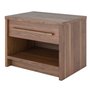 Table de nuit en frêne naturel de Verbois