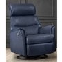Fauteuil bercant pivotant inclinable motorisé en cuir de Via