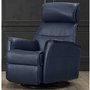 Fauteuil bercant pivotant inclinable motorisé en cuir de Via