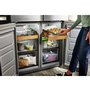 Réfrigérateur quatre portes avec porte à deux battants de 36 po, 19,4 Pi cu.. avec finition PrintShield™ KitchenAid - KRQC506MPS