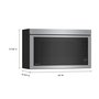Four à micro-ondes à hotte intégrée de 30 po KitchenAid - YKMMF330PPS