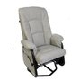 Fauteuil sur billes inclinable berçant et pivotant en tissu de Pel