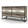 Bureau double à 6 tiroirs de LH Imports