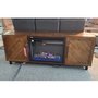 Base TV avec foyer