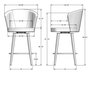 Tabouret Benson de Amisco - 41336