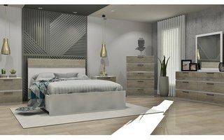 Mobilier de chambre 4 mcx format grand lit de MEQ