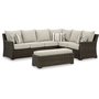 Mobilier extérieur- sectionnel et banc P465-822