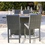 Mobilier extérieur - Table foyer avec 4 bancs - P520P1