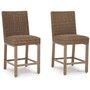 Mobilier extérieur - Ensemble 2 bancs bar - P749-130