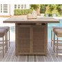 Mobilier extérieur - Table bar avec foyer - P749-665