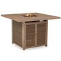 Mobilier extérieur - Table bar avec foyer - P749-665