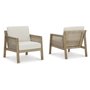 Mobilier extérieur - Ensemble 2 fauteuils - P342-820