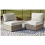 Mobilier extérieur - Ensemble 2 fauteuils - P458-846