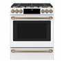 Cuisinière encastré à biénergie de 30 po. avec tiroir chauffant Café - CC2S900P4MW2