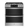 Cuisinière à gaz encastrée à four double de 30 po avec WiFi GE Profile - PCGS960YPFS