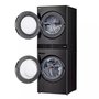 Laveuse et sécheuse superposée avec séchage à thermopompe DirectDrive® LG - WKHC252HBA
