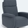 Fauteuil inclinable pivotant en tissu de Elran