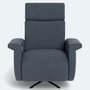 Fauteuil inclinable pivotant en tissu de Elran