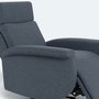 Fauteuil inclinable pivotant en tissu de Elran