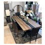 Table strip en merisier massif de Forge Design
